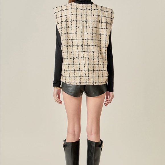 ENGLISH FACTORY - Premium Tweed Vest - $210 - Size S - Picture 3 of 4